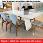 Mesa De Jantar Nirvana Flora 200 Cm Retangular Laca Off White