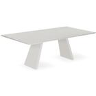 Mesa De Jantar Nirvana Flora 200 Cm Retangular Laca Off White