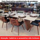 Mesa De Jantar Nirvana Livia 200 Cm Retangular Borda Arredond