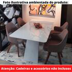 Mesa De Jantar Nirvana Livia 220 Cm Retangular Borda Arredond
