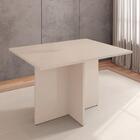 Mesa De Jantar Ohara Off White 4 Lugares