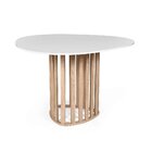 Mesa De Jantar Orgânica 4 Lugares 120x118cm - Straub Web Bran