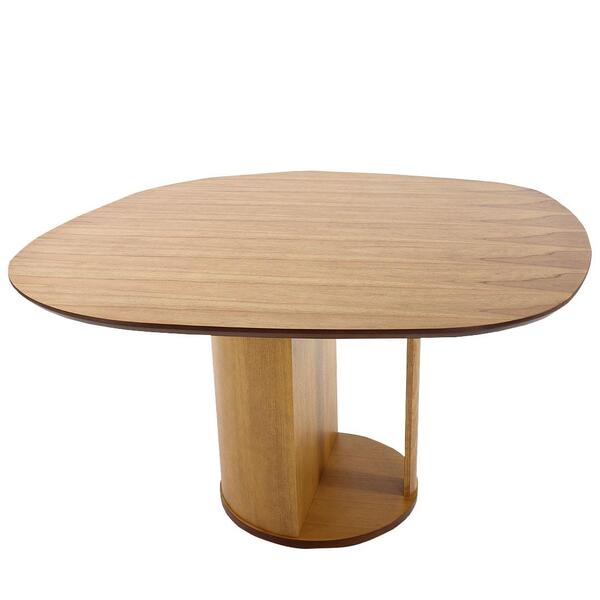 Mesa de Jantar Orgânica Lugano Nacional Móveis 135 cm (larg)