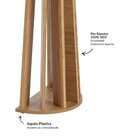 Mesa De Jantar Oval 6 Lugares Ripada 100% Mdf Off White/freijó