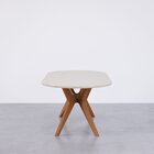 Mesa De Jantar Oval 8 Lugares 210x100cm Salgueiro Cabecasa Ma