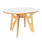 Mesa De Jantar Oval Evidence - Branco