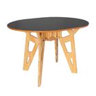 Mesa De Jantar Oval Evidence - Preto