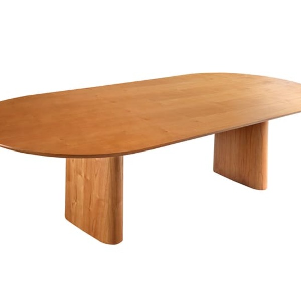 Mesa De Jantar Oval Laminada 2,60x1,20m - Itália - Requinte S