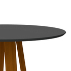 Mesa De Jantar Para 4 Lugares Tampo Redondo Com Vidro 1 20m V