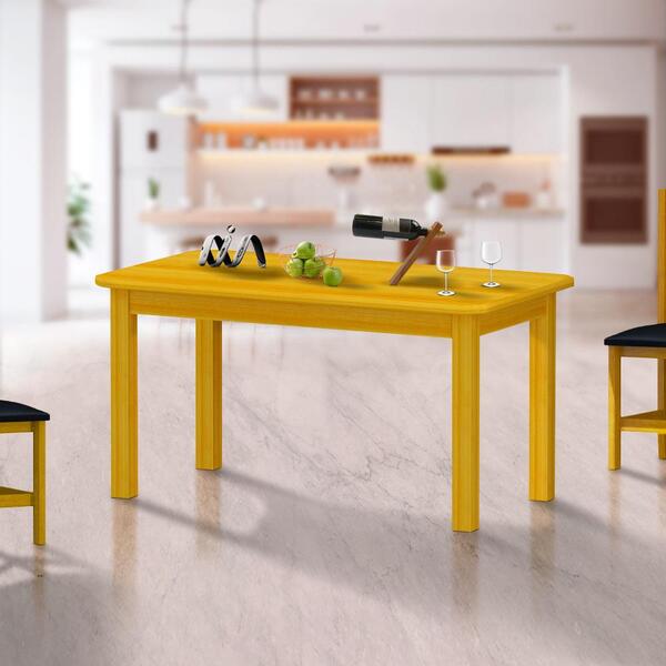 Mesa De Jantar Para 6 Cadeiras Madeira Maciça Safira Cerejeir