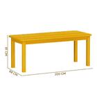 Mesa De Jantar Para 8 Lugares Madeira Maciça Safira Cerejeira