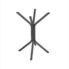 Mesa De Jantar Pequena Com 4 Cadeiras Preto Carvalho Manteiga