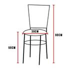 Mesa De Jantar Quadrada 70cm Pinus Com 4 Cadeiras Estofada Br