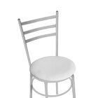 Mesa De Jantar Quadrada 70cm Preta Com 4 Cadeiras Estofada Ci