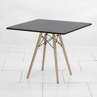 Mesa De Jantar Quadrada 80x80 Cm Eiffel Pés Palito Maravilha