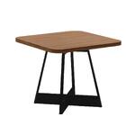 Mesa De Jantar Quadrada 90 Cm Átria 1593 Carraro Nogal/preto