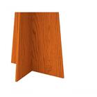 Mesa De Jantar Quadrada Com Tampo De Vidro Marina Ipê E Off W