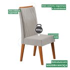 Mesa De Jantar Quadrada Decora Com Vidro 90x90 E 4 Cadeiras V