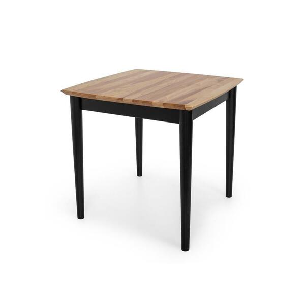 Mesa De Jantar Quadrada Milena 80 Cm Madeira Eucalipto Preto