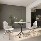 Mesa De Jantar Quadrada Tabita Preta 70 Cm