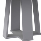 Mesa De Jantar Quadrada Tampo Com Vidro Leka 135 Cm Preto Bas