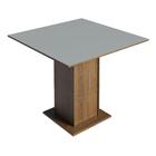 Mesa De Jantar Quadrada Tampo De Madeira Madesa 5363 - Rustic