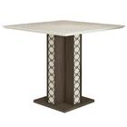 Mesa De Jantar Quadradra 90x90 Vidro J00337 Pln