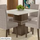 Mesa De Jantar Quadradra 90x90 Vidro J00347 Pln