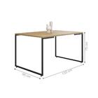 Mesa De Jantar Rafa Avelã Preto