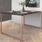 Mesa De Jantar Rafa Preto Cobre