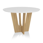 Mesa De Jantar Ravi C03 Redondo 135 Cm - Doce Sonho Móveis -