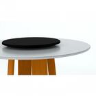 Mesa De Jantar Redonda 1,35m Ypê/off White/preto