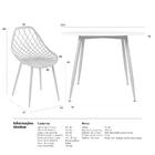 Mesa De Jantar Redonda 100 Cm Branco + 4 Cadeiras Clarice Cloe