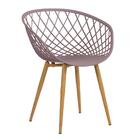 Mesa De Jantar Redonda 100 Cm Branco + 4 Cadeiras Clarice Nest