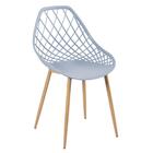 Mesa De Jantar Redonda 100 Cm Preto + 4 Cadeiras Clarice Cloe