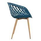 Mesa De Jantar Redonda 100 Cm Preto + 4 Cadeiras Clarice Nest