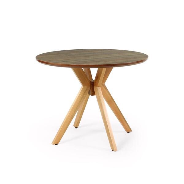 Mesa De Jantar Redonda 100cm Marci Premium Em Madeira Maciça