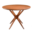 Mesa De Jantar Redonda 150cm Salvy Madeira Liptus Castanho Cl