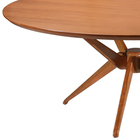 Mesa De Jantar Redonda 160cm Lipto Madeira Liptus Castanho Cl