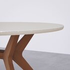 Mesa De Jantar Redonda 4 Lugares 1,18m Salgueiro Cabecasa Mad