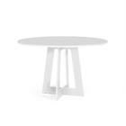 Mesa De Jantar Redonda 6 Lugares 120cm Montreal Branco - Stra