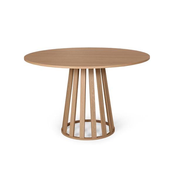 Mesa De Jantar Redonda 6 Lugares 120cm Tália Jade - Straub Web