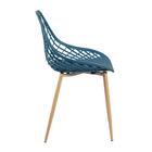 Mesa De Jantar Redonda 80 Cm Preto + 3 Cadeiras Clarice Cloe