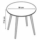 Mesa De Jantar Redonda 90cm 050378 Dcasa