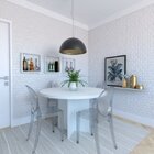 Mesa De Jantar Redonda Anne  Branco