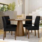 Mesa De Jantar Redonda Budapeste Imbuia