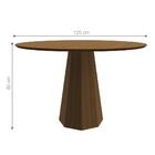 Mesa De Jantar Redonda Budapeste Imbuia