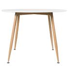 Mesa De Jantar Redonda Clarice 100 Cm - Branco