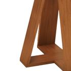 Mesa De Jantar Redonda Com Vidro 4 Lugares Freijó Off White K