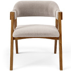 Mesa De Jantar Redonda Cora 120cm Off White M04 Com 04 Cadeir